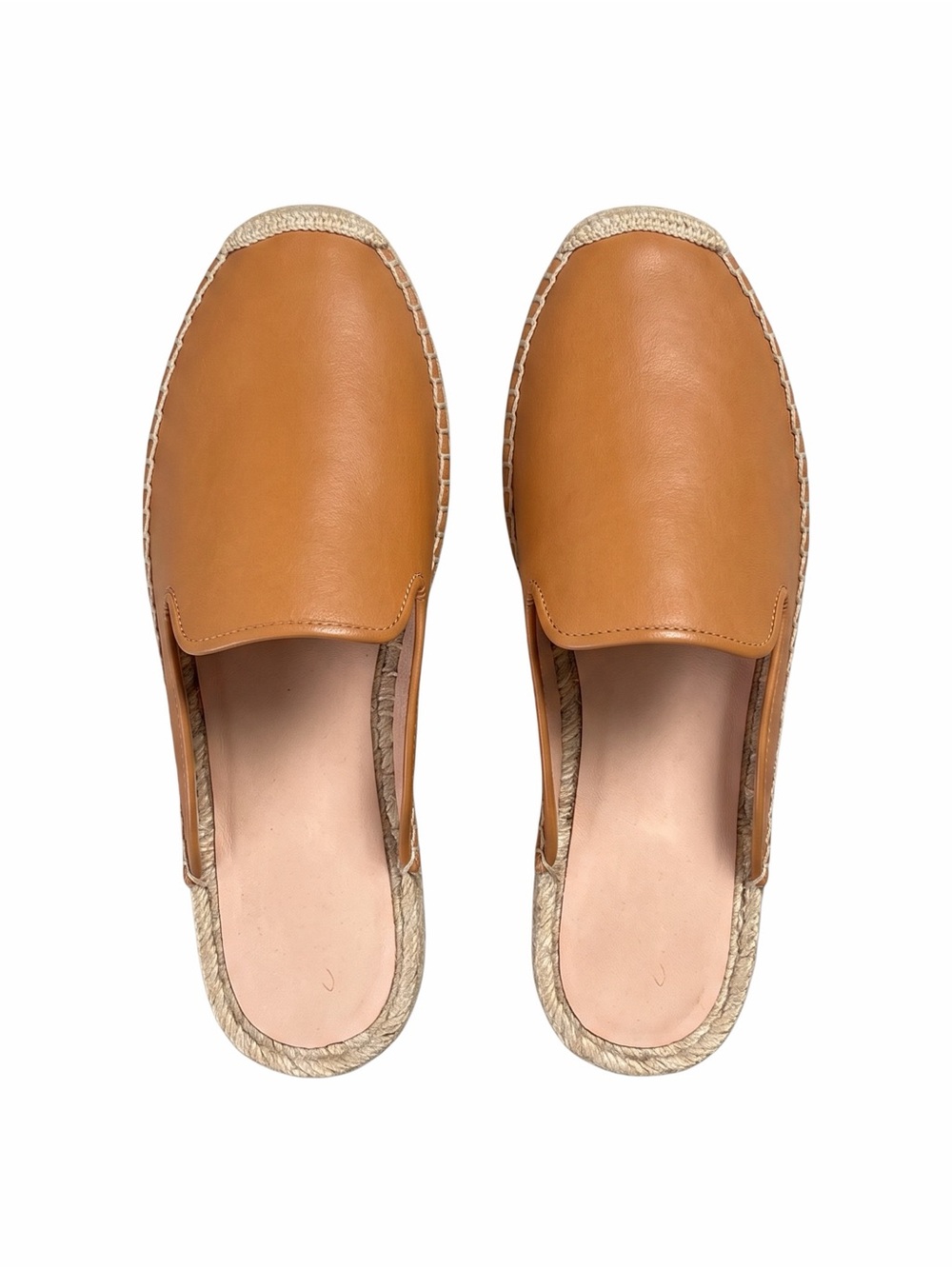 J. Crew๐ปBrand New Leather Espadrille Slip-On Mules๐ปSize 9๐ปMediterranean Chic๐ป